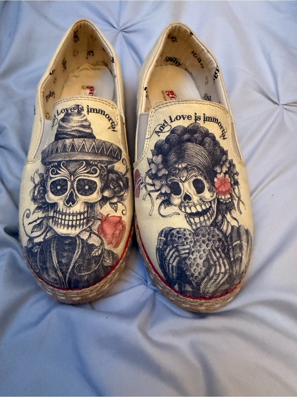 Goby Skull Slipons sz 36/6